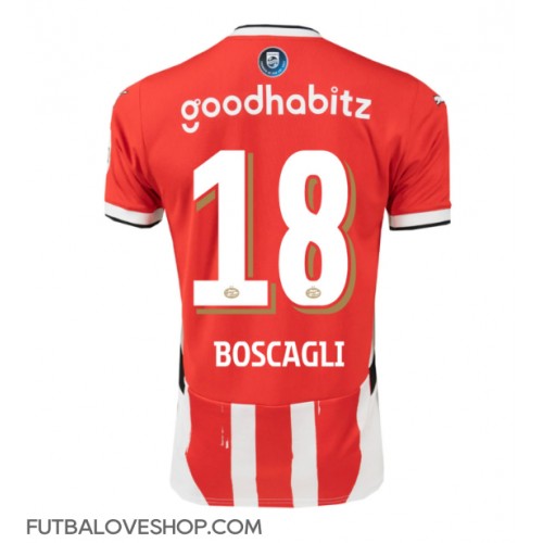 Dres PSV Eindhoven Olivier Boscagli #18 Domáci 2024-25 Krátky Rukáv